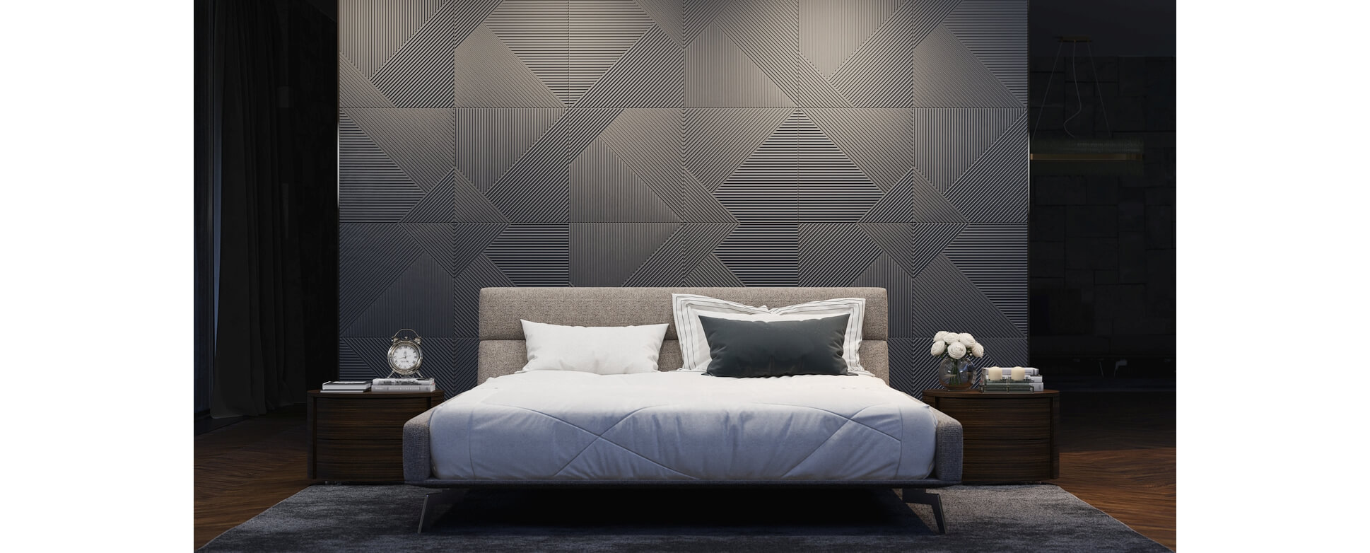 Wall panel Line Mdf - 4